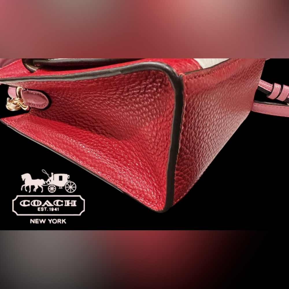 Coach Mini Pepper Crossbody bag in a colorblock design. 
Style #: C6994 NWOT - Picture 8 of 12